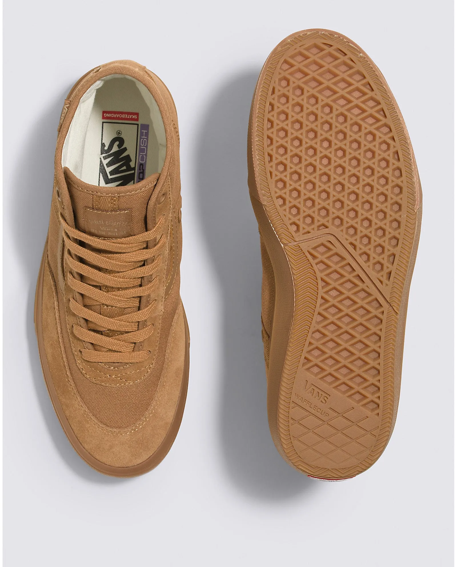 Vans Gilbert Crockett High Skateboard Shoe - Brown/Gum