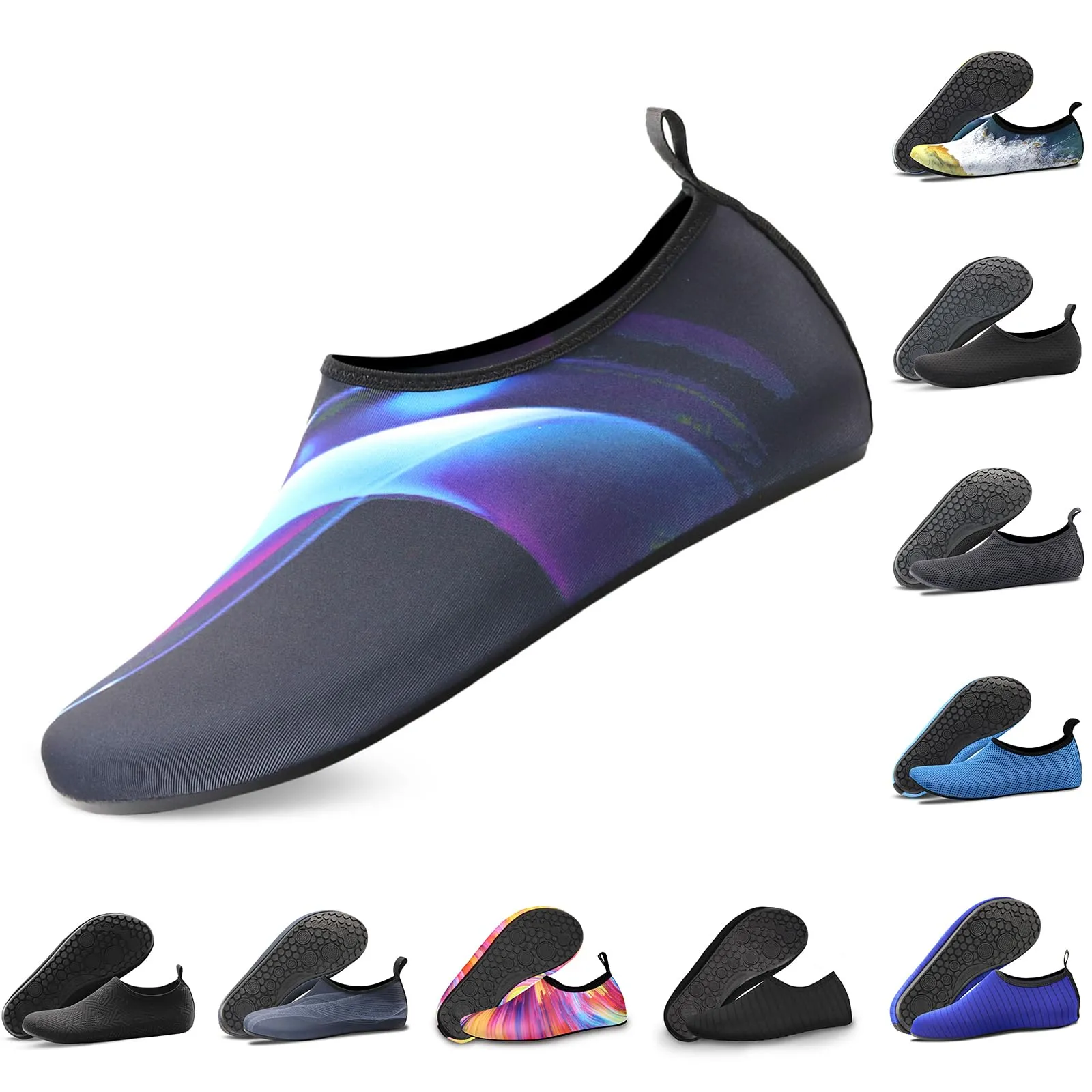 Water Shoes for Women Quick-Dry Aqua Socks Men Barefoot Shoes Swim Beach Accessories Slip-On Yoga Surf Aquatic Sports