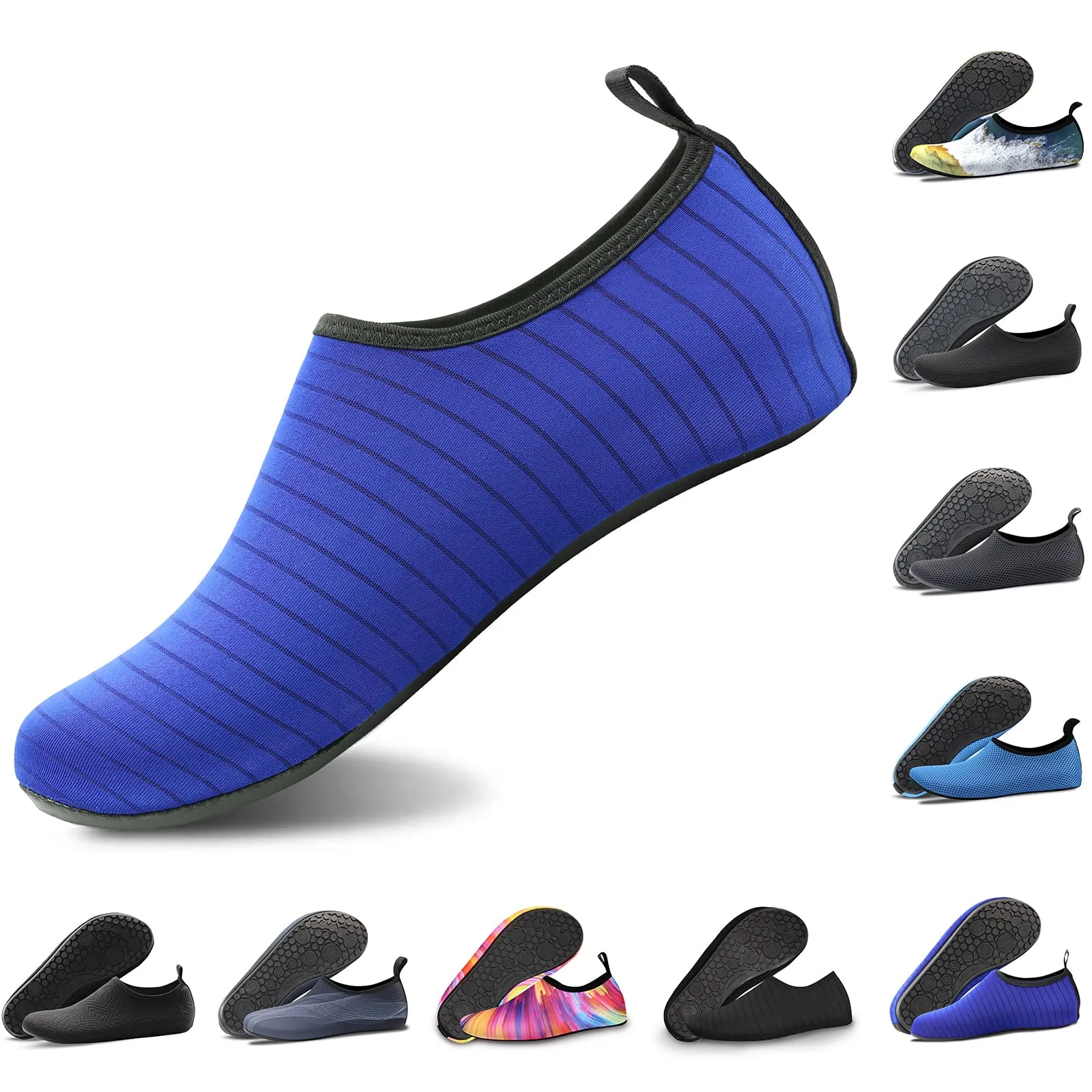 Water Shoes for Women Quick-Dry Aqua Socks Men Barefoot Shoes Swim Beach Accessories Slip-On Yoga Surf Aquatic Sports