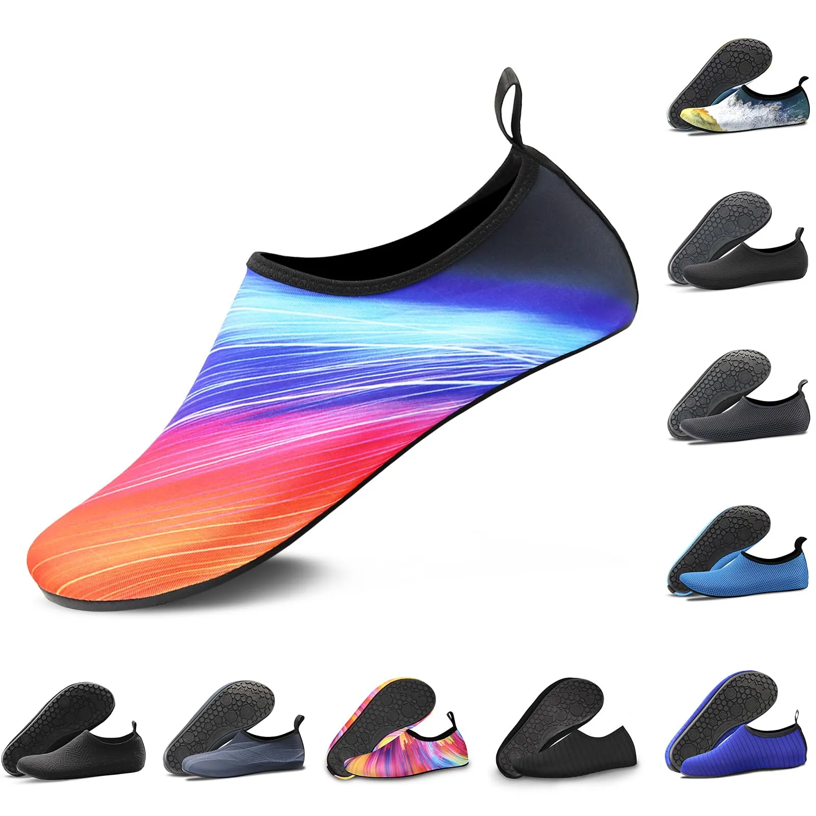 Water Shoes for Women Quick-Dry Aqua Socks Men Barefoot Shoes Swim Beach Accessories Slip-On Yoga Surf Aquatic Sports