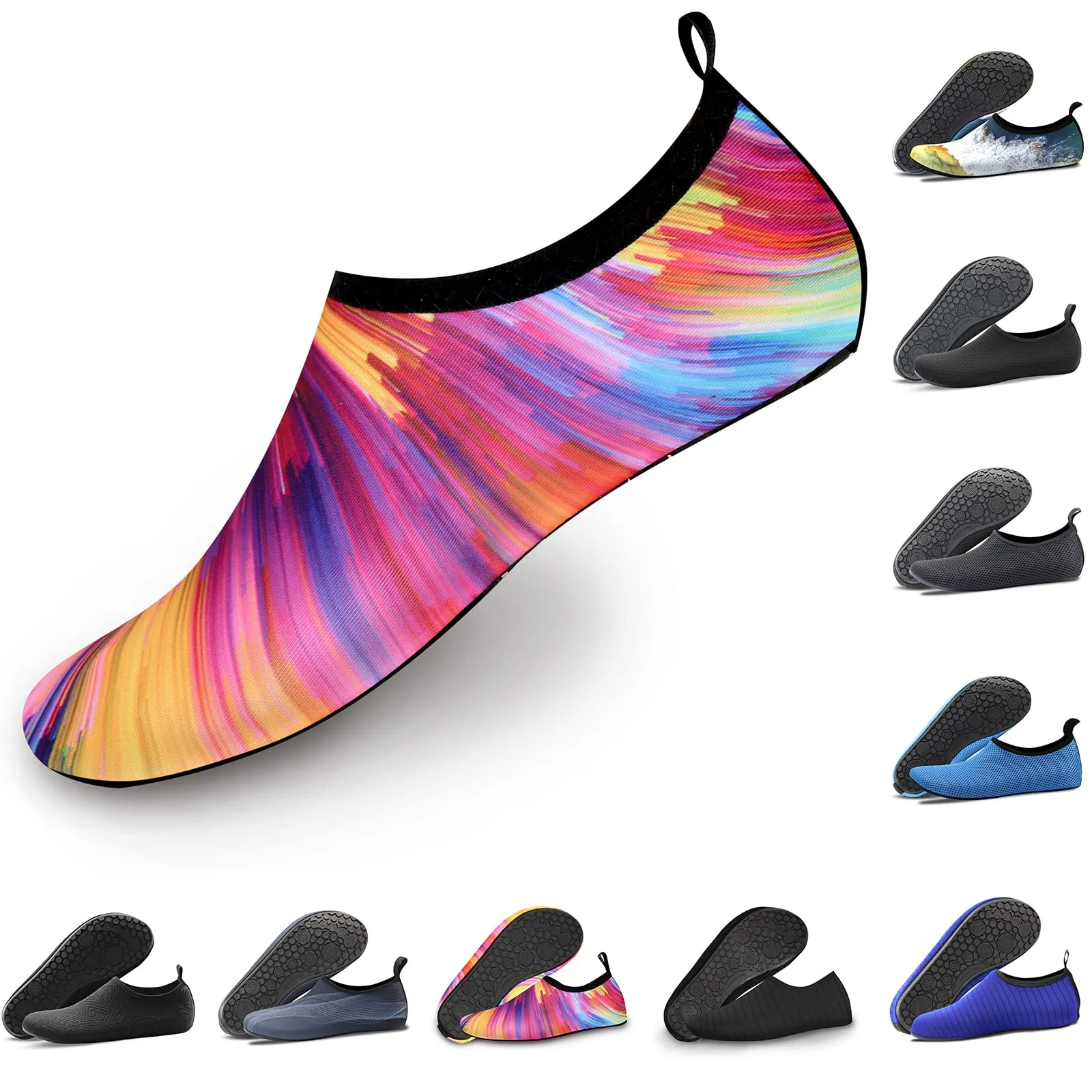Water Shoes for Women Quick-Dry Aqua Socks Men Barefoot Shoes Swim Beach Accessories Slip-On Yoga Surf Aquatic Sports