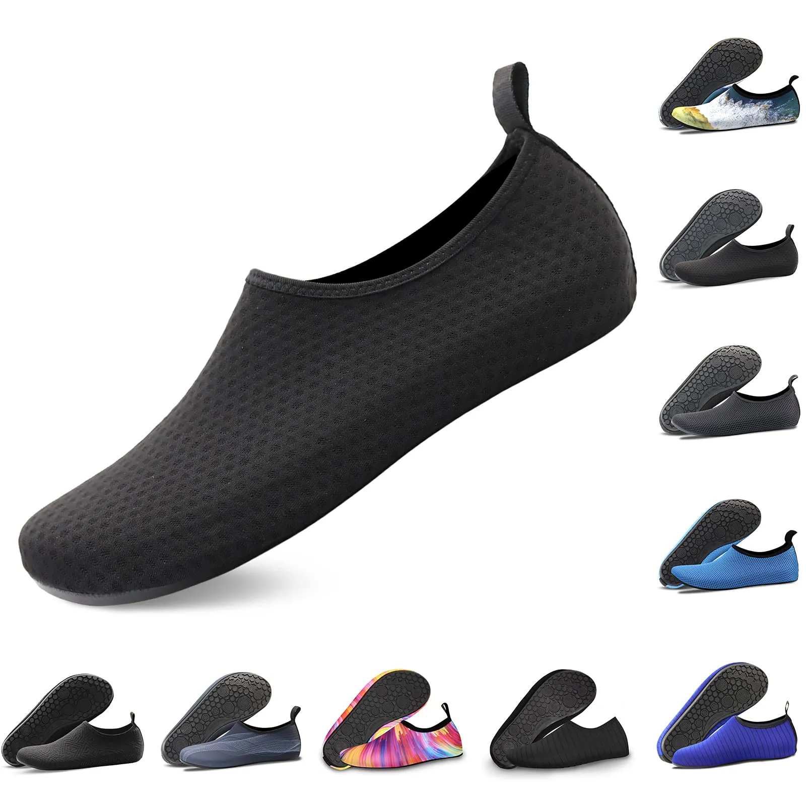Water Shoes for Women Quick-Dry Aqua Socks Men Barefoot Shoes Swim Beach Accessories Slip-On Yoga Surf Aquatic Sports