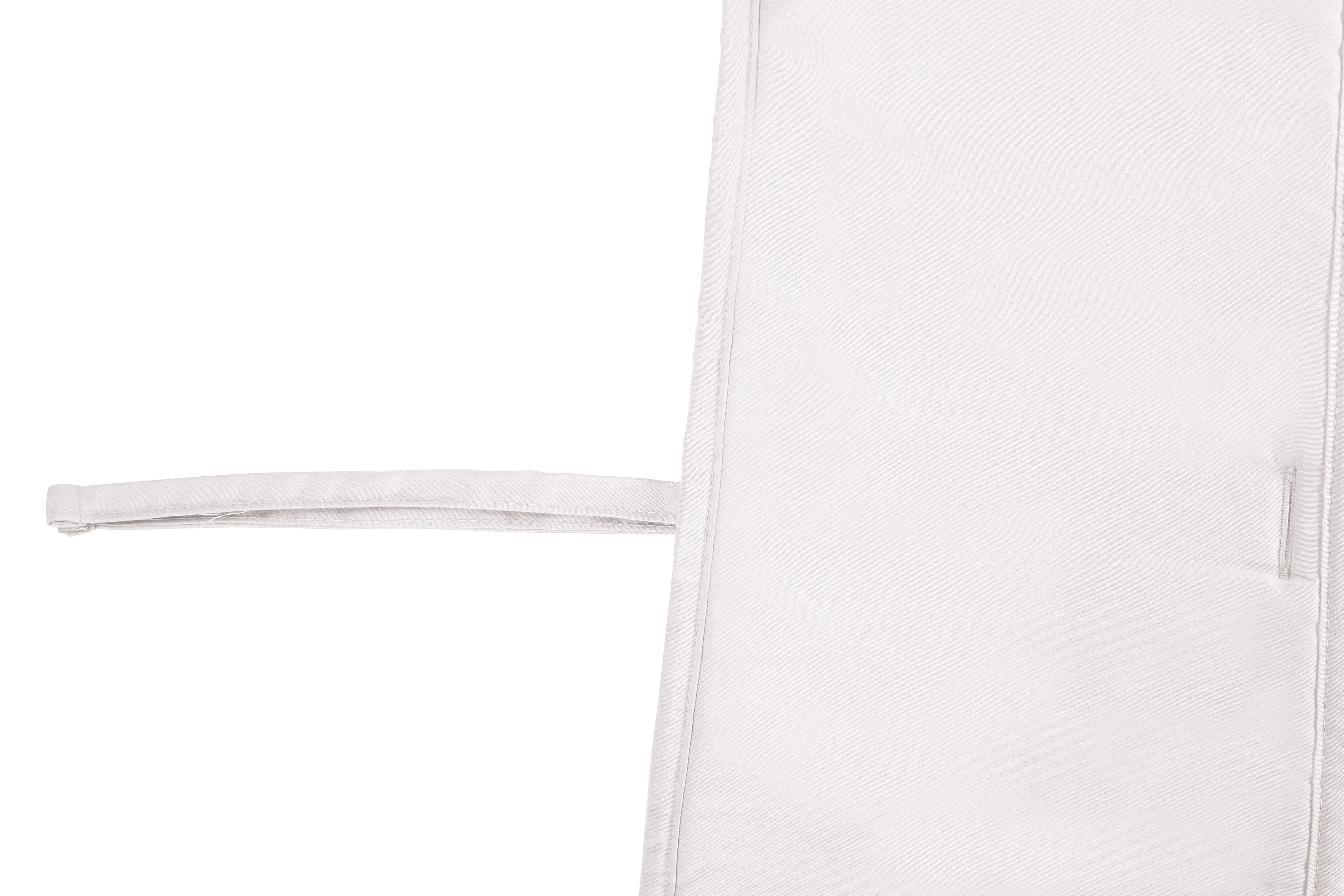 White 3-Piece Padded Baby Crib Rail Cover Set