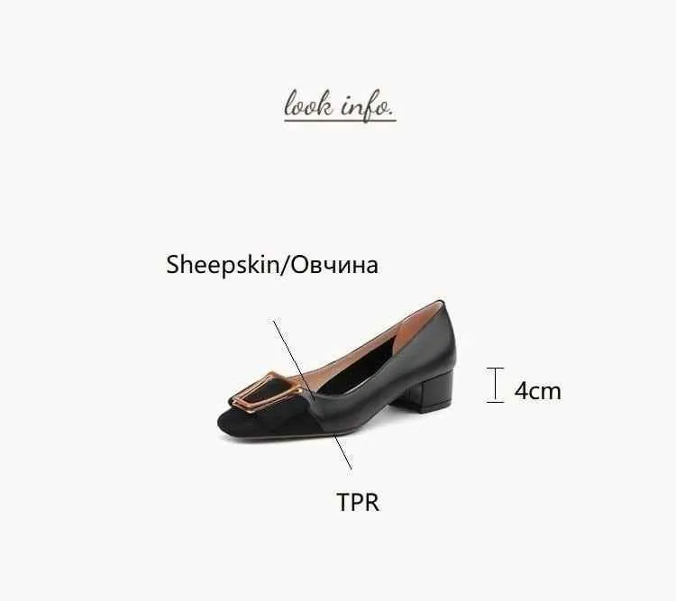 Women's Casual Shoes GCSO07 Pumps Split Leather Low Heels