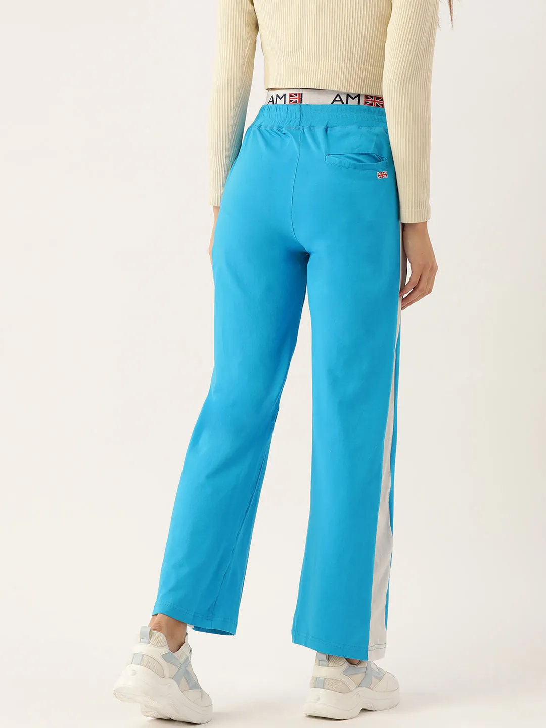 Womens Premium Cotton Lycra Smart Fit Track Pant